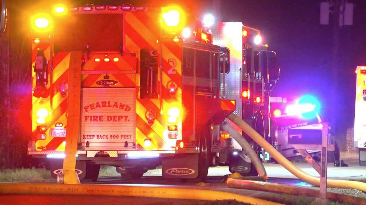 Firefighters Battle Massive Pearland House Fire