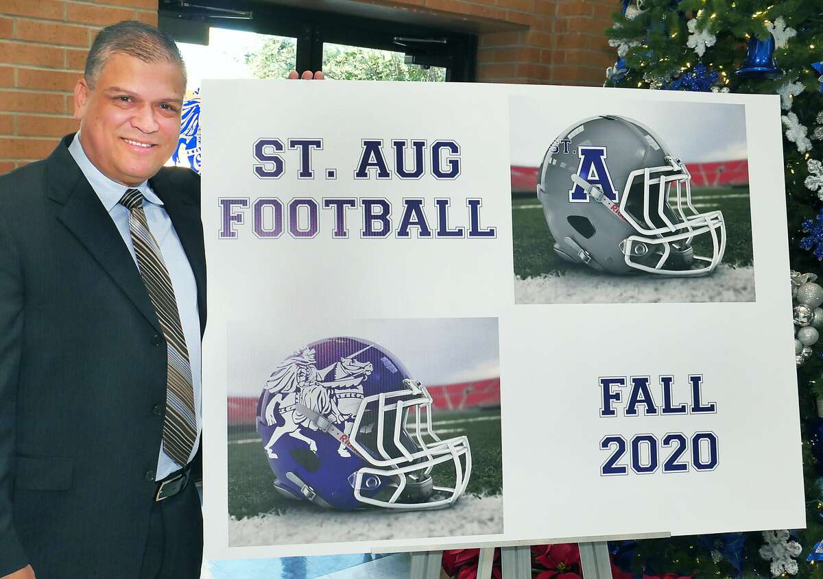 Jerry Martinez was introduced as the head football coach, for the 6-man football team at St. Augustine High School, during a press conference Wednesday, December 11, 2019 at the school's Wellness Center.