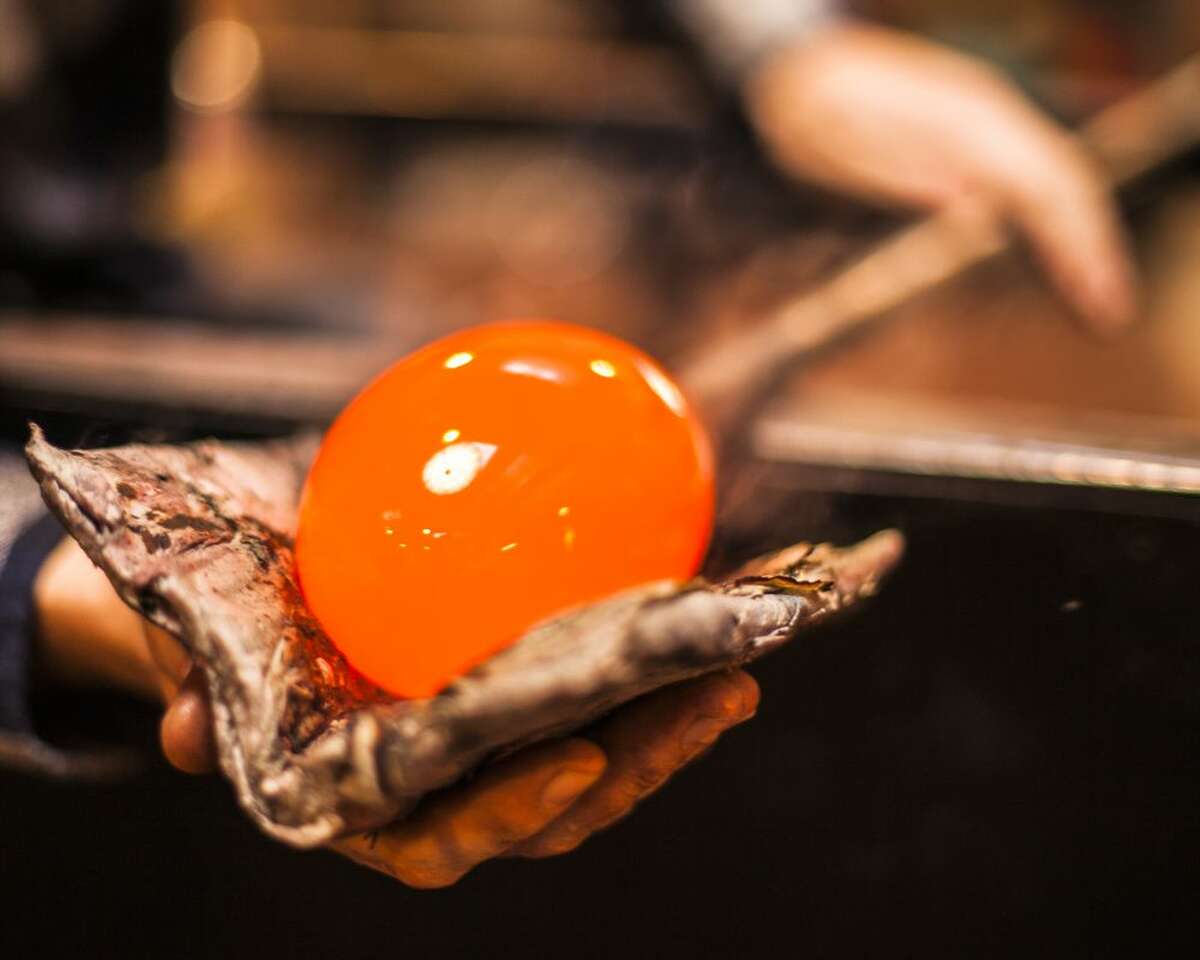 Hand-blown glass from the Seattle Glassblowing Studio