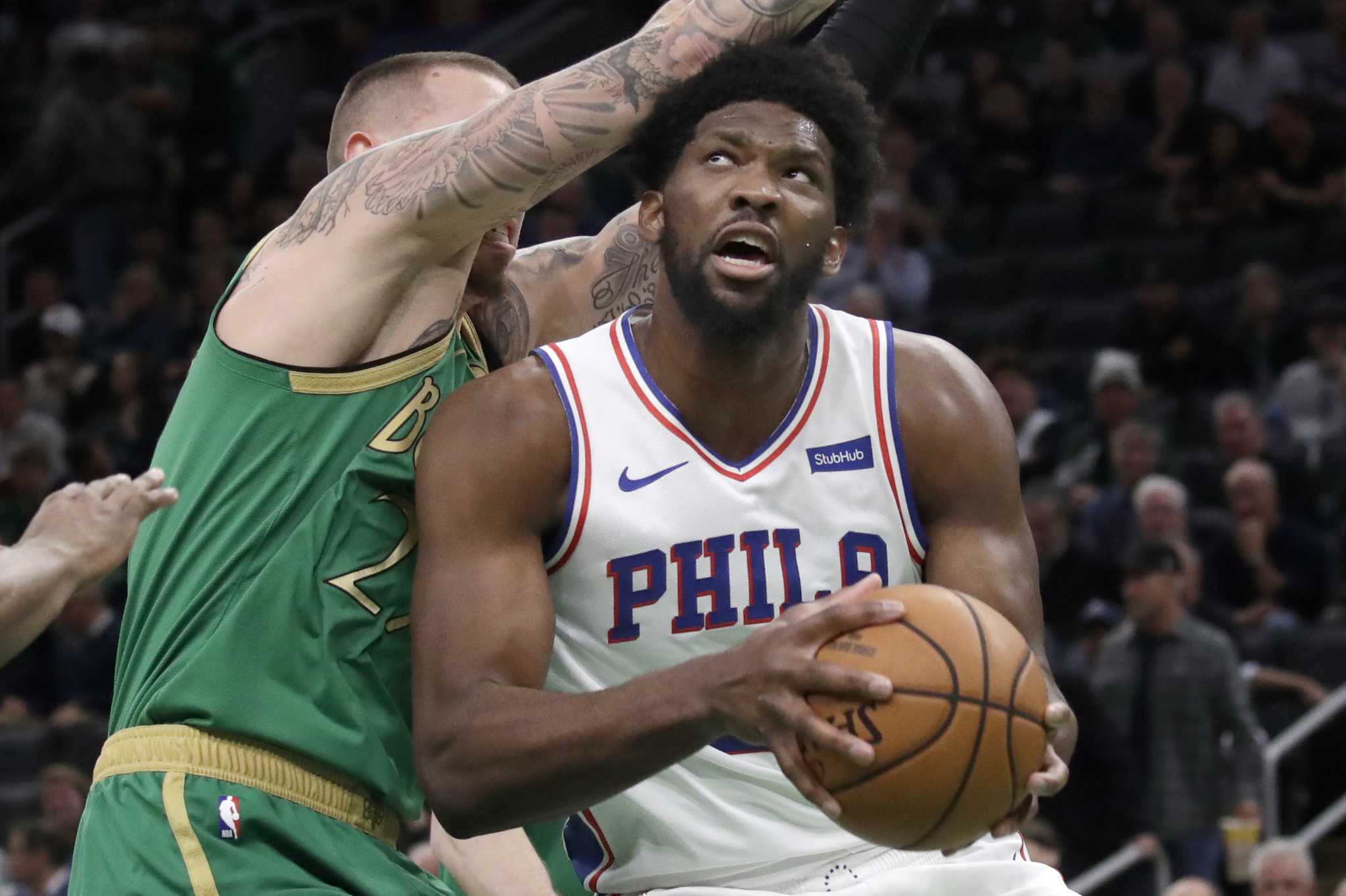 Embiid, Sixers Beat Celtics