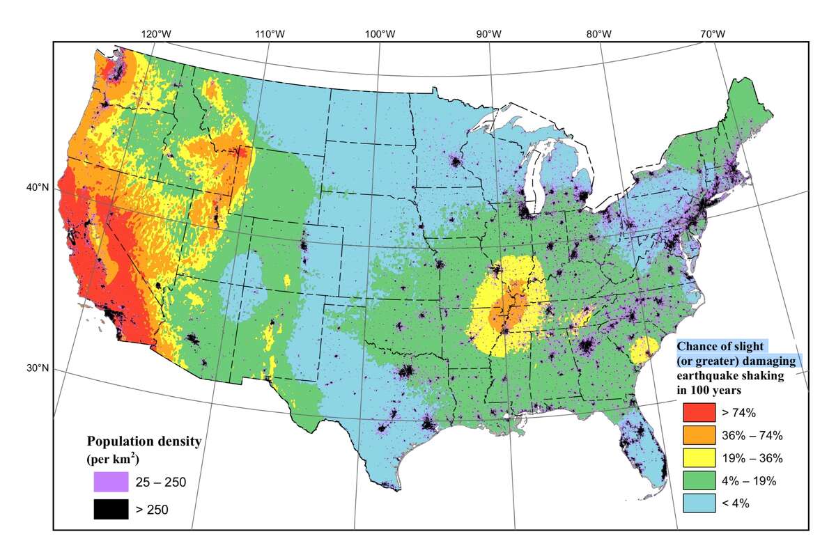 New earthquake model shows 'significantly increased ground shaking' in ...