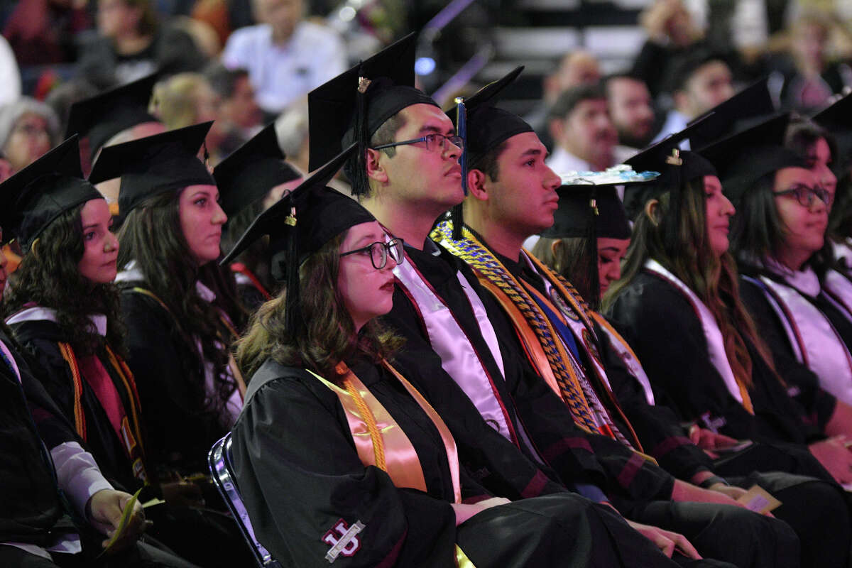Over 800 candidates for graduation from Texas A&M International University participated in the Summer and Fall 2019 Commencement Exercises at the Sames Auto Arena.