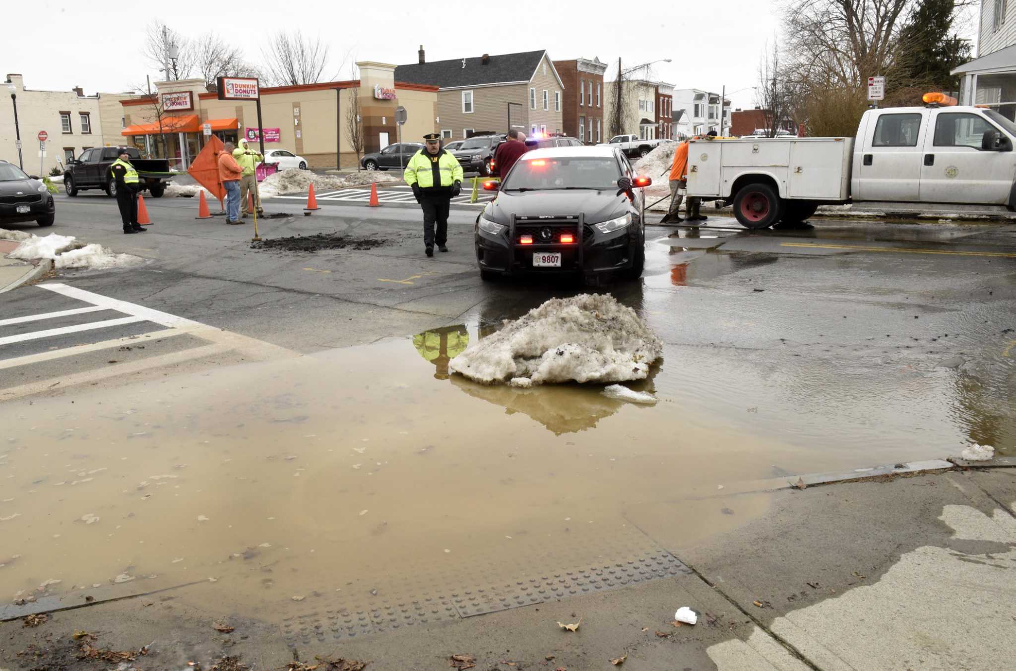 Photos Water main break
