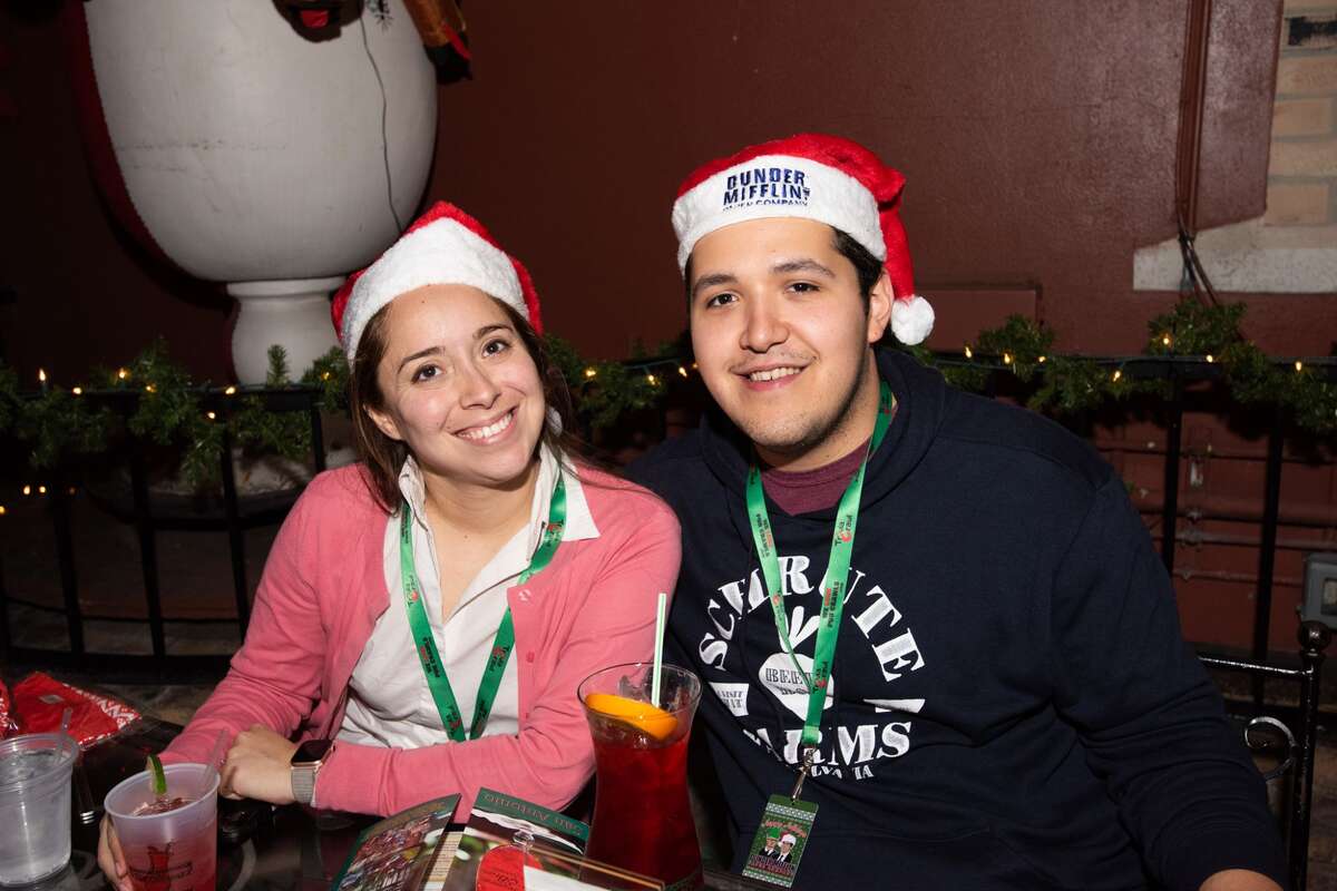 San Antonians participated in the Office Trivia Bar Crawl downtown on Friday, December 13, 2019.