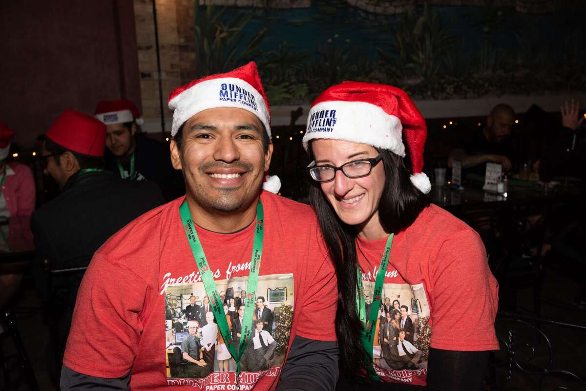 San Antonians participated in the Office Trivia Bar Crawl downtown on Friday, December 13, 2019.
