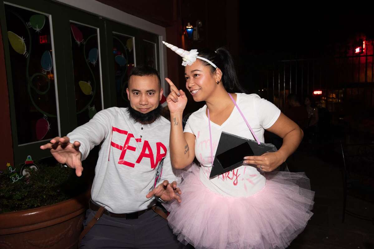 San Antonians participated in the Office Trivia Bar Crawl downtown on Friday, December 13, 2019.