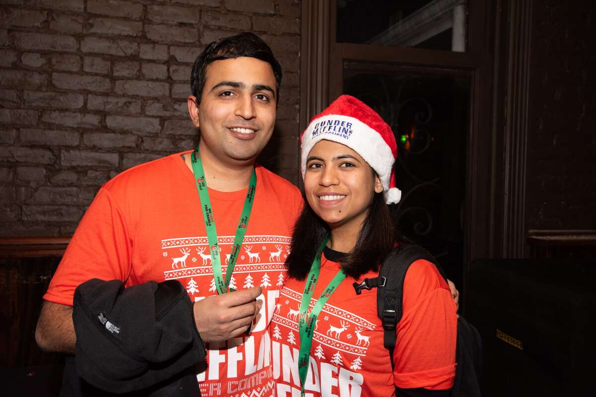 San Antonians participated in the Office Trivia Bar Crawl downtown on Friday, December 13, 2019.