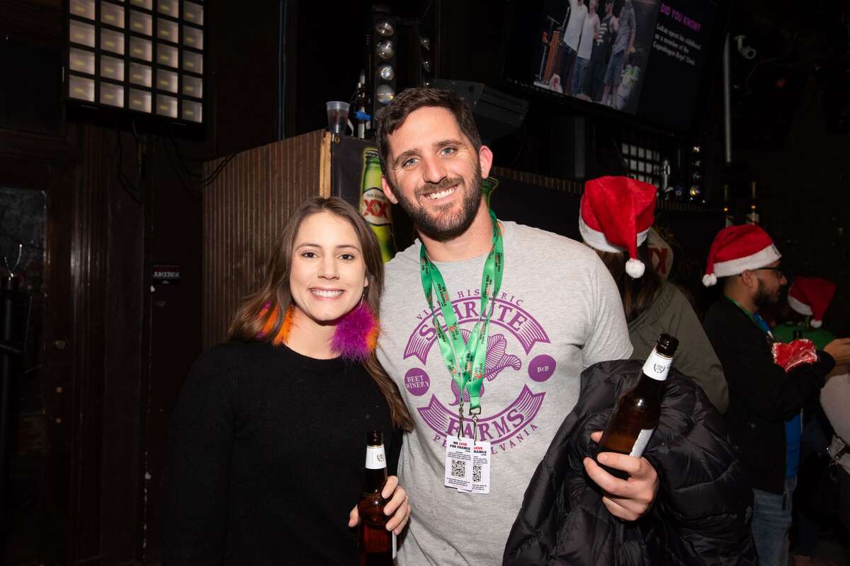 San Antonians participated in the Office Trivia Bar Crawl downtown on Friday, December 13, 2019.