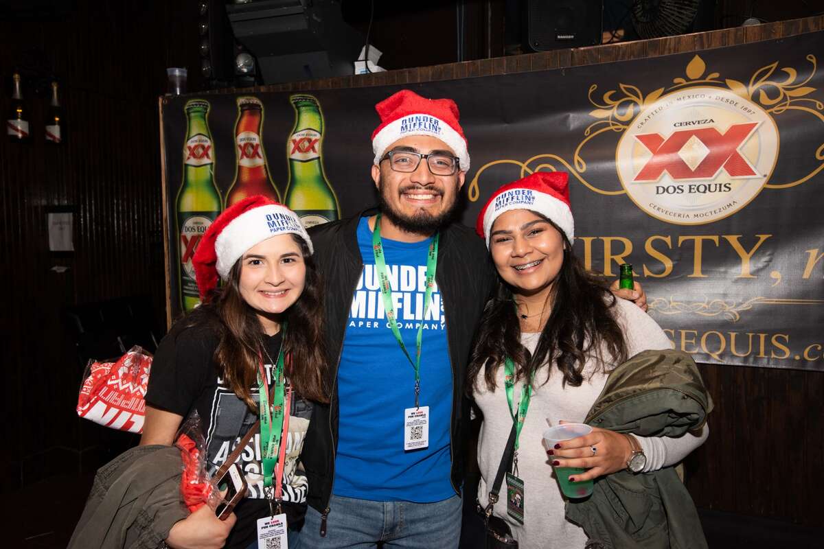 San Antonians participated in the Office Trivia Bar Crawl downtown on Friday, December 13, 2019.