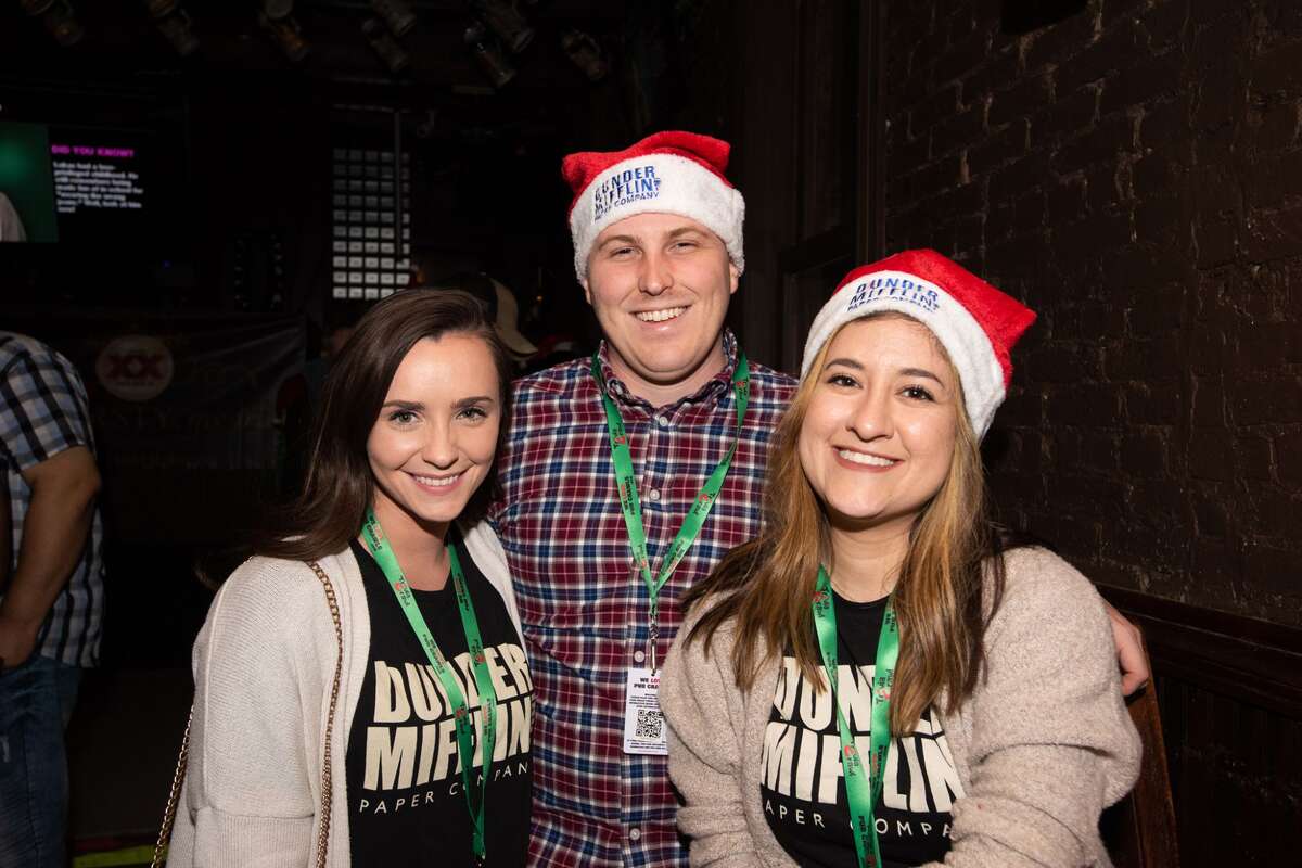 San Antonians participated in the Office Trivia Bar Crawl downtown on Friday, December 13, 2019.