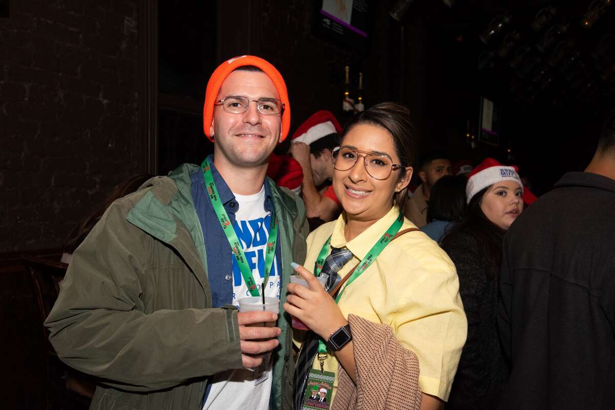 San Antonians participated in the Office Trivia Bar Crawl downtown on Friday, December 13, 2019.