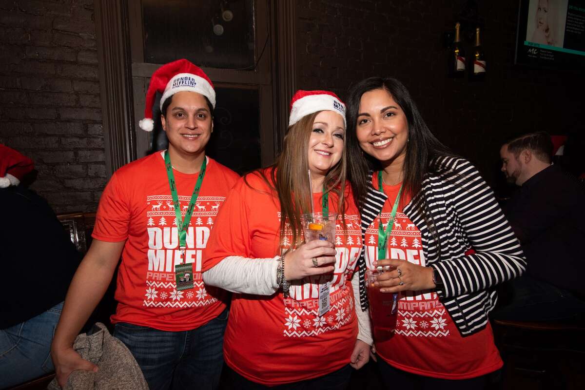 San Antonians participated in the Office Trivia Bar Crawl downtown on Friday, December 13, 2019.