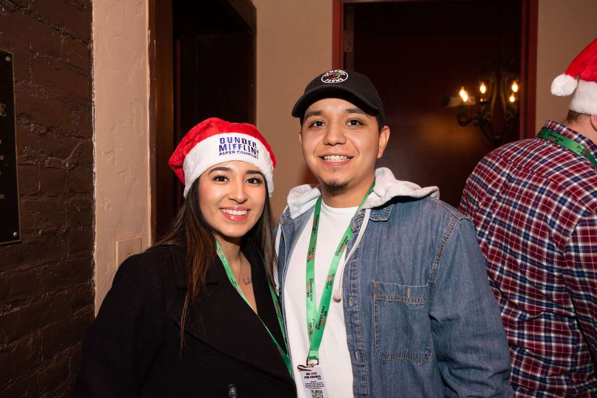 San Antonians participated in the Office Trivia Bar Crawl downtown on Friday, December 13, 2019.