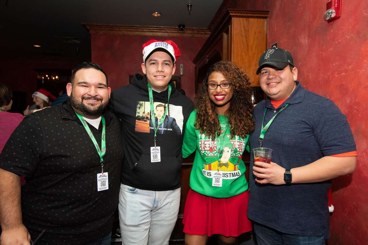 San Antonians participated in the Office Trivia Bar Crawl downtown on Friday, December 13, 2019.