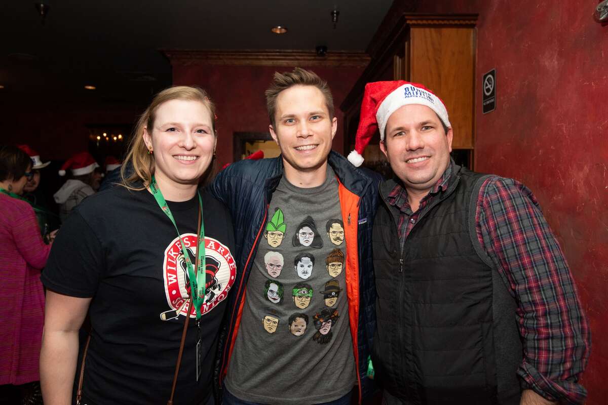 San Antonians participated in the Office Trivia Bar Crawl downtown on Friday, December 13, 2019.