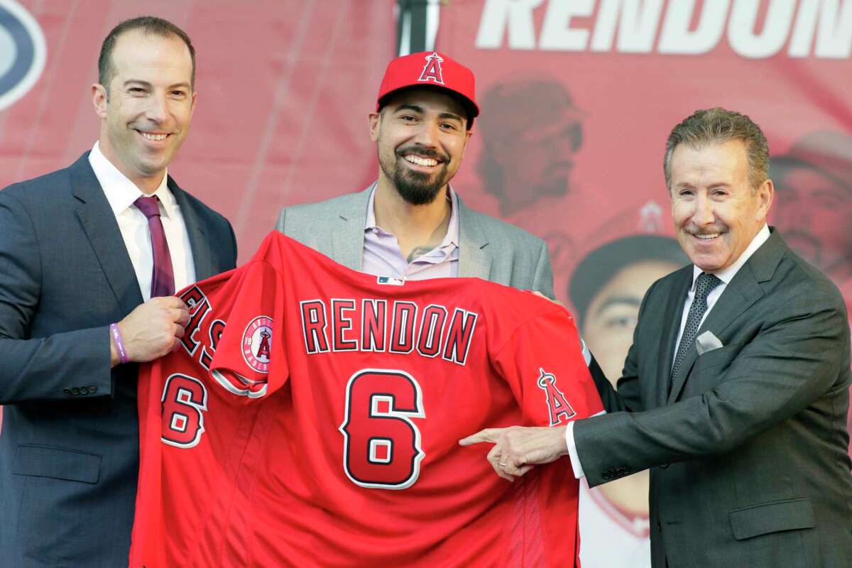 Anthony Rendon of the Los Angeles Angels with his wife Amanda Rendon  News Photo - Getty Images