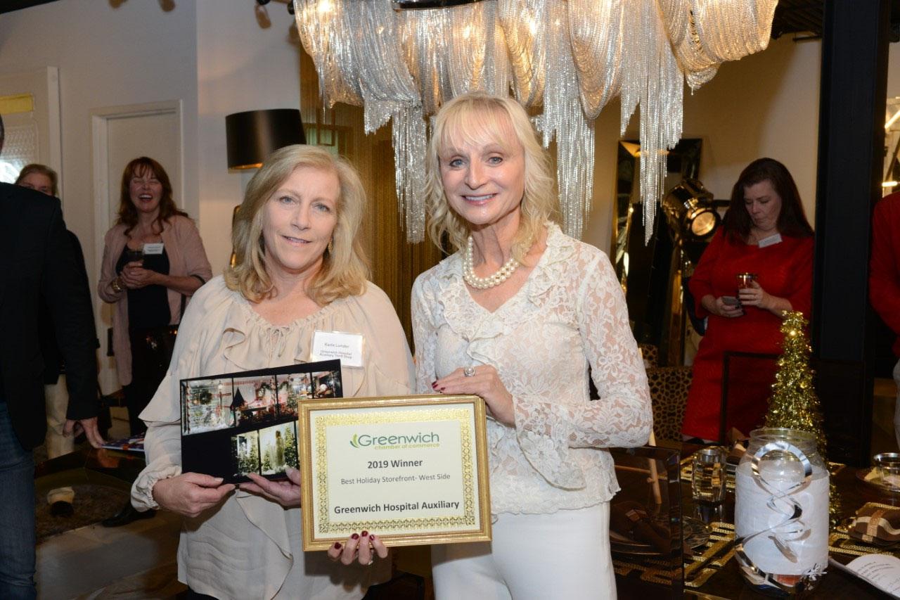 Lighting up Greenwich’s storefront with holiday displays