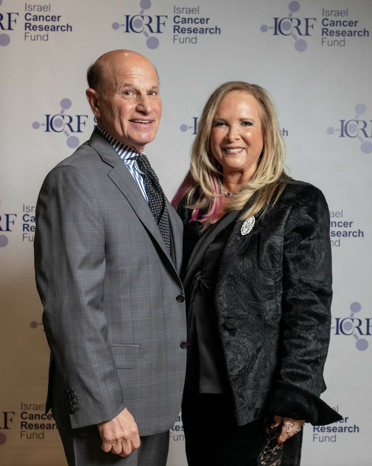 Stuart and Bran Berni at the fourth annual Heroes for Hope Gala, an event held by the Israel Cancer Research Fund last month at the Hilton Stamford. Berni, managing partner and CEO of the Berni Cos., was honored for his service.