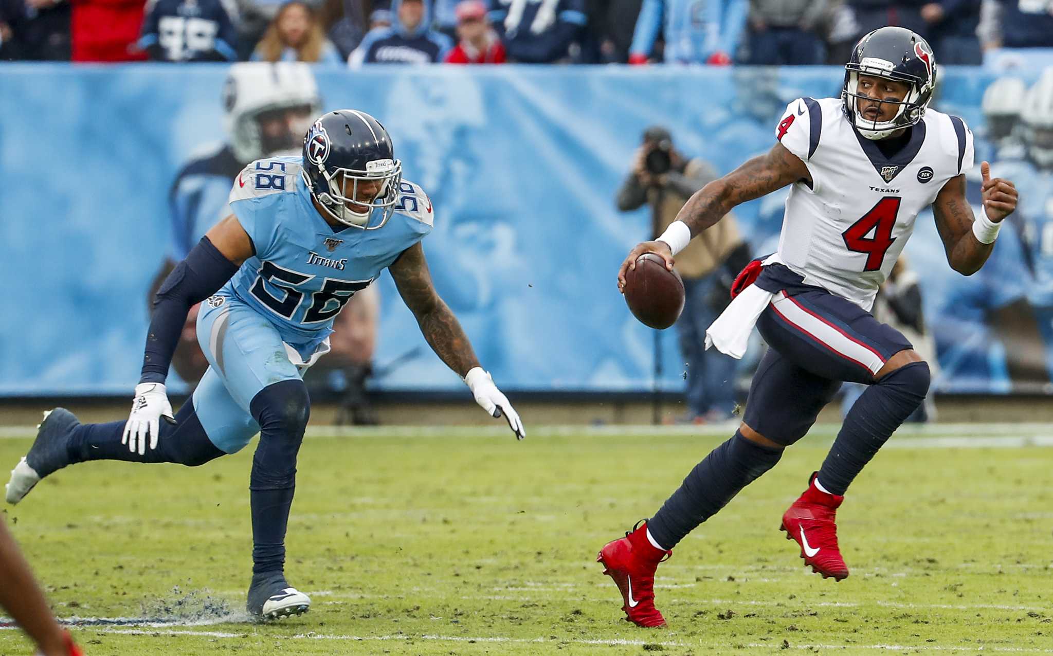 Houston Texans 24-21 Tennessee Titans: Deshaun Watson throws for