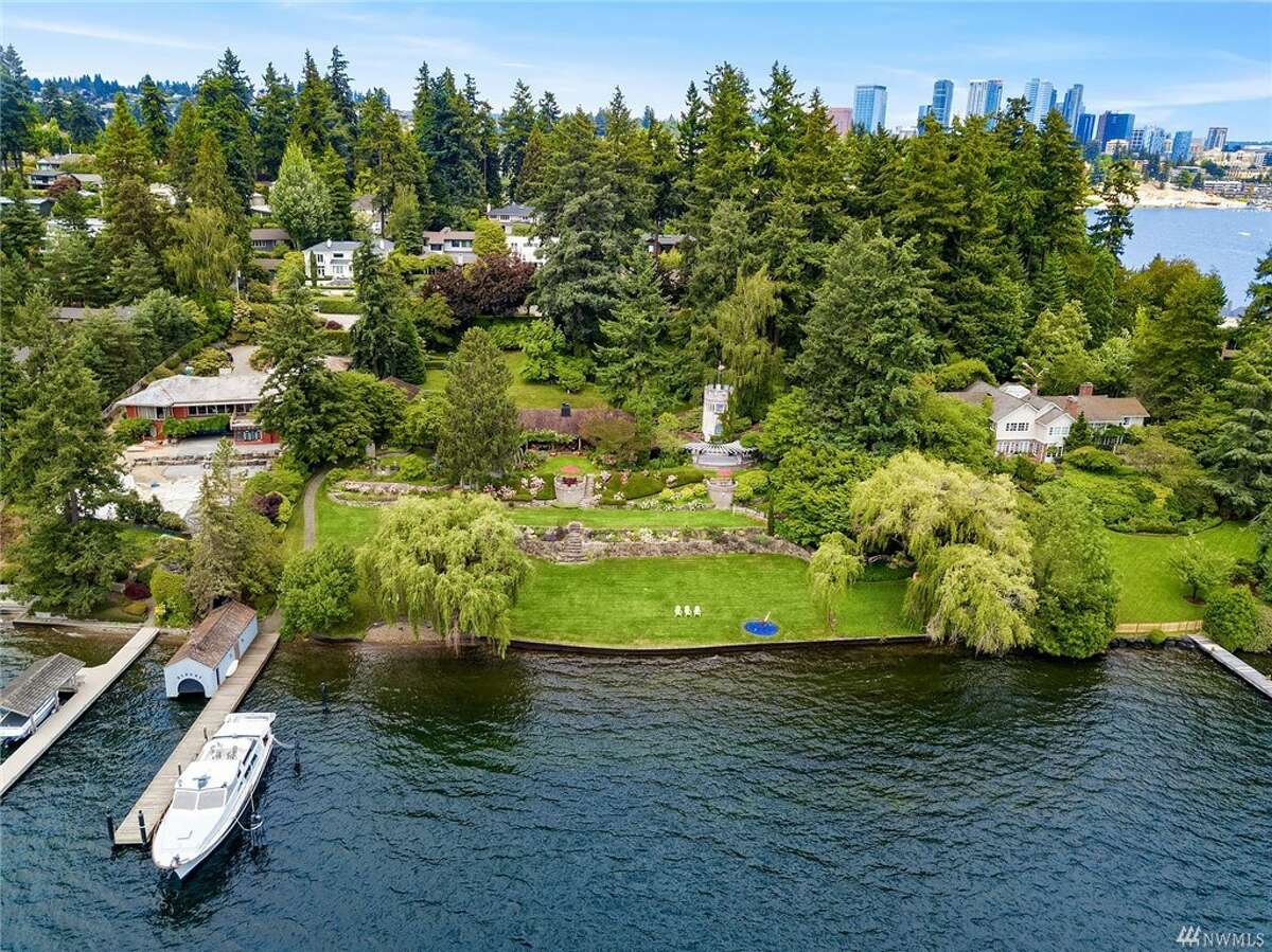In Medina, this waterfront home of 5,350 square feet sold for $30M, making it #2 in the biggest sales of the year.
