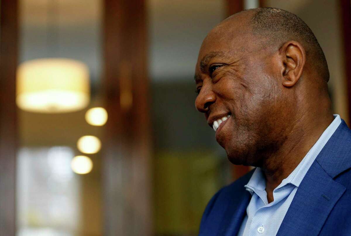 Mayor Sylvester Turner chatted with the Houston Chronicle to discuss his plans for the next four years, following his re-election Sunday afternoon Sunday, Dec. 15, 2019, in Houston.