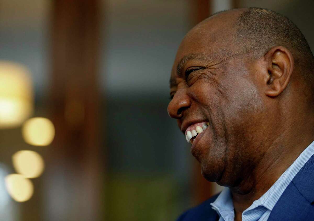Mayor Sylvester Turner chatted with the Houston Chronicle to discuss his plans for the next four years, following his re-election Sunday afternoon Sunday, Dec. 15, 2019, in Houston. Sunday, Dec. 15, 2019, in Houston.