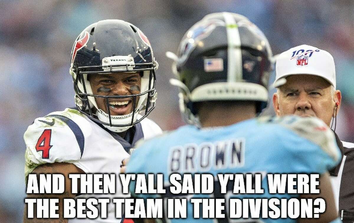 Memes celebrate Texans' first win of the season