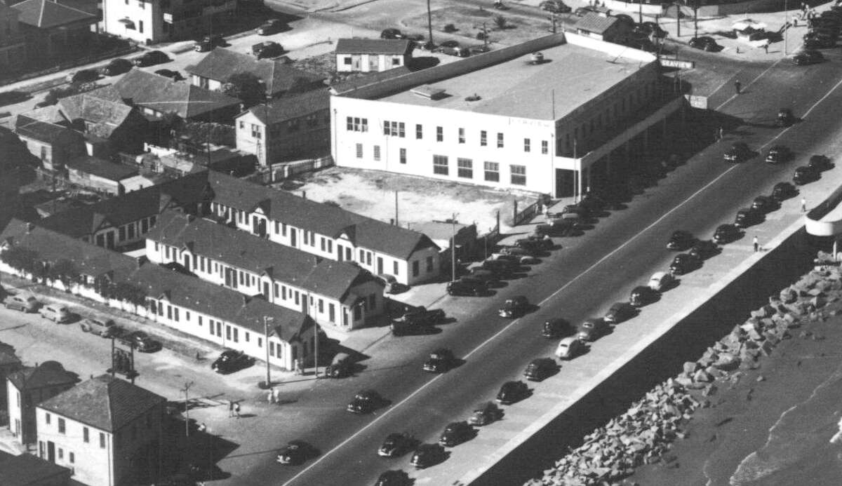 Aerial photo shows lost landmarks of Galveston