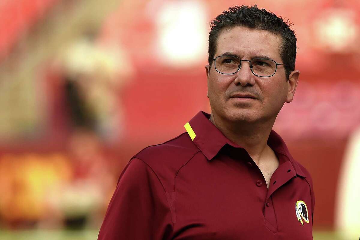 LANDOVER, MD - AUGUST 07: Washington Redskins owner Daniel Snyder looks on before the New England Patriots play the Washington Redskins during an preseason NFL game at FedExField on August 7, 2014 in Landover, Maryland. (Photo by Patrick Smith/Getty Images) ORG XMIT: 501351849