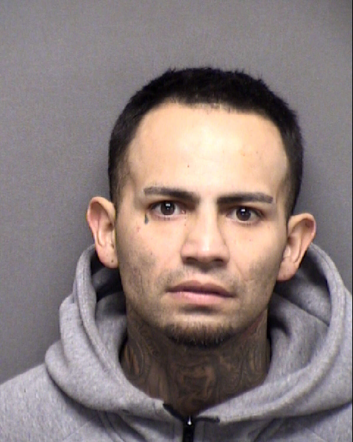 Joseph Garcia was apprehended after the Bexar County Sheriff's Office said he punched a deputy as he was trying to run from authorities Tuesday afternoon.