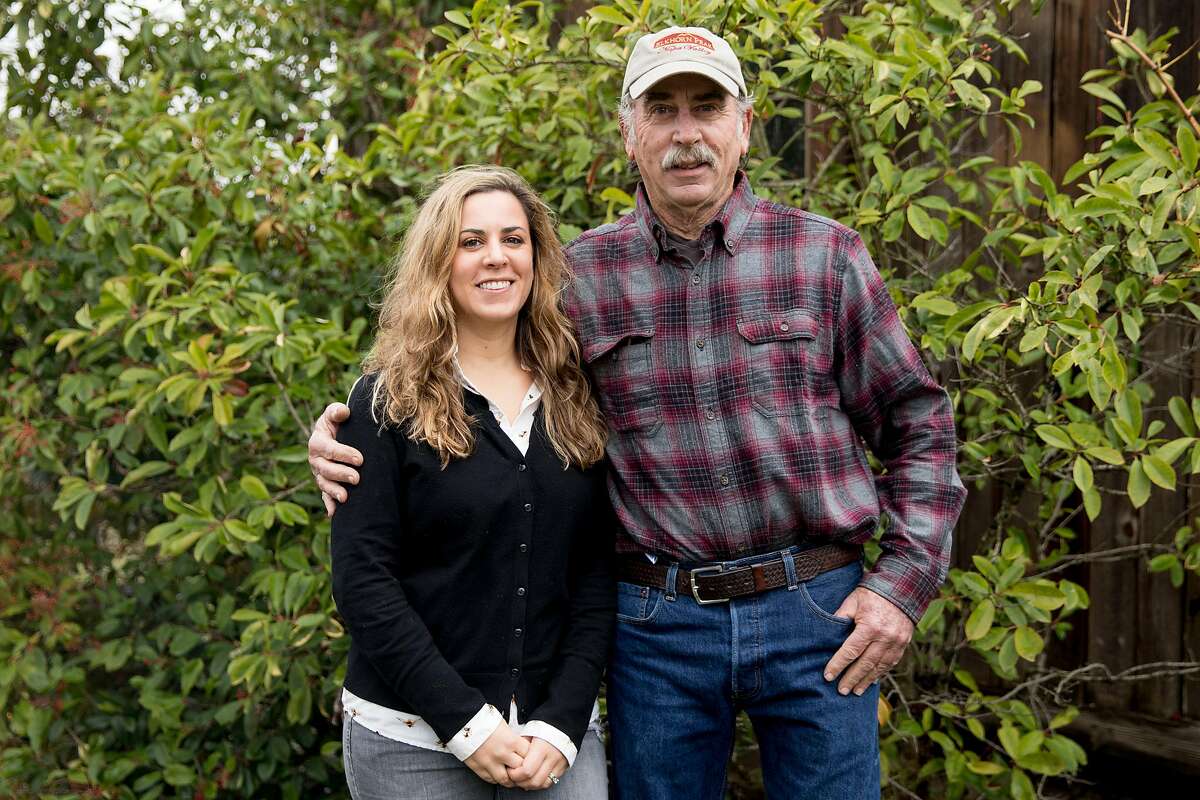 Elkhorn Peak Cellars owners and father-daughter pair Ken Nerlove and Elise Nerlove pose for a portrait in Napa, Calif. Wednesday, Dec. 11, 2019.