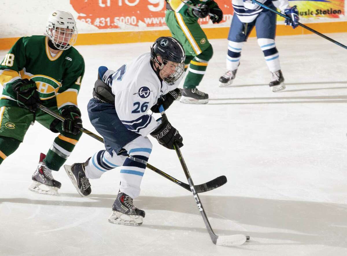 Tyler Everitt and the Wilton boys hockey team saw their season end early with the CIAC's decision to cancel the remaining state tournaments.