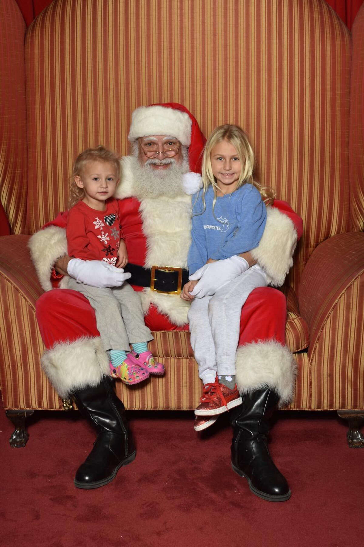 "Araya and Anisa Braginton want Santa to bring their presents to Baldwin this year!" Araya and Anisa Braginton