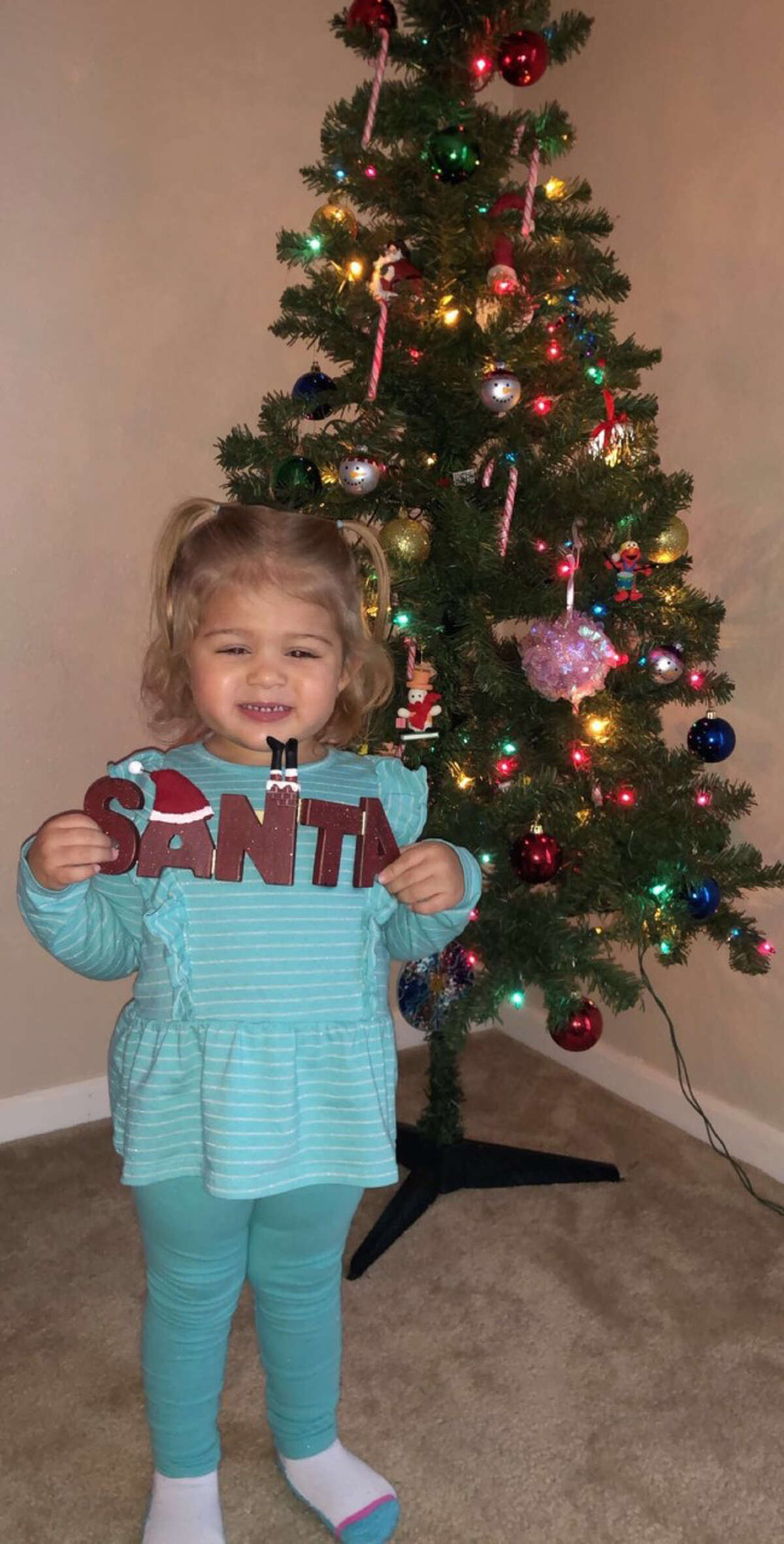 "Jemmye Marie Johnson wants Santa to know she has been EXTRA Special this year!" Jemmye Marie Johnson
