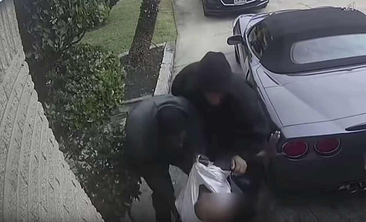 Houston police released this surveillance video showing a violent home invasion on Nov. 27, 2019. Anyone with information on the suspects is urged to call Houston Crime Stoppers at 713-222-TIPS (8477).