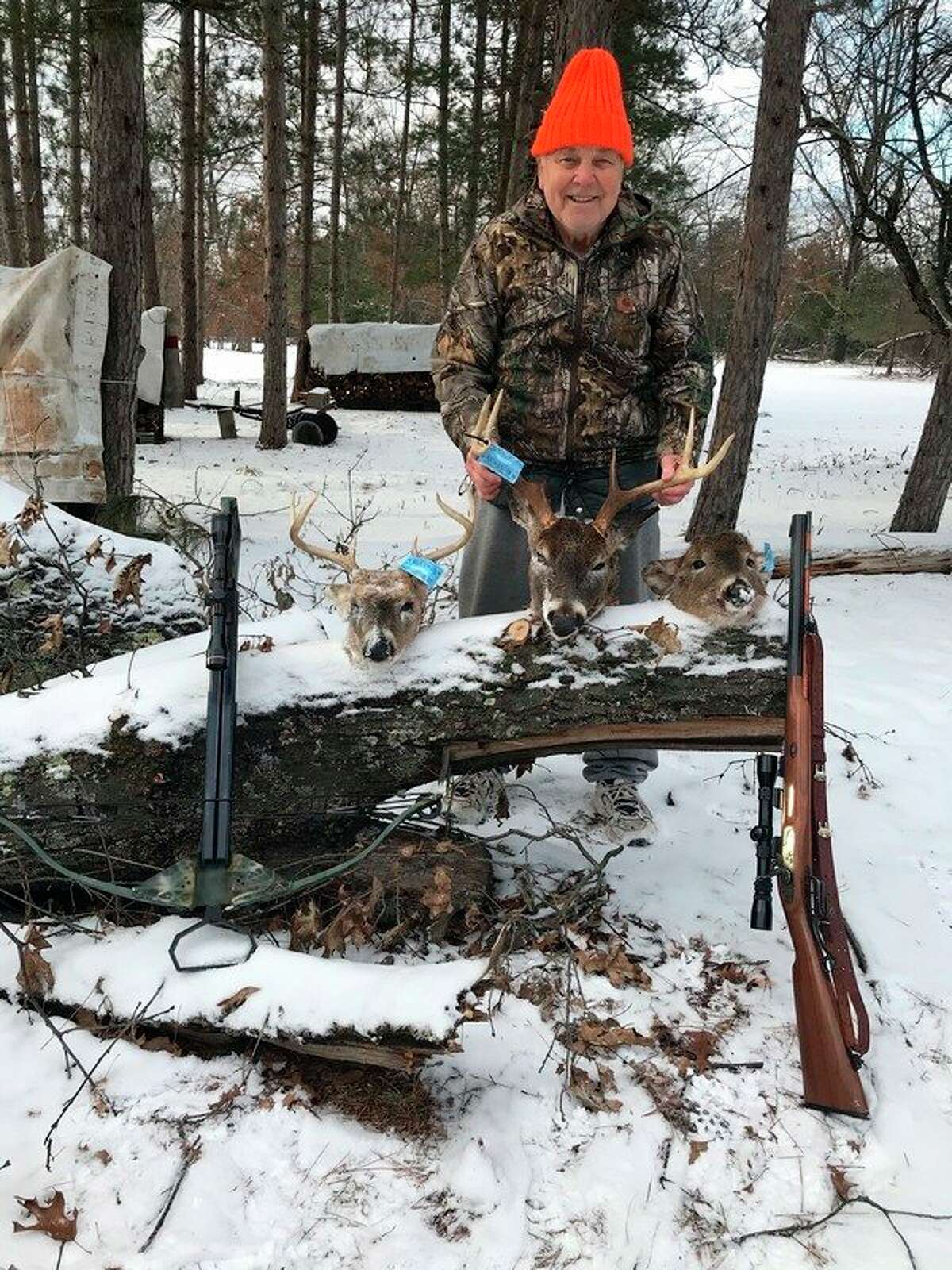 Baldwin's Jim Warren celebrated his 70th season of hunting in style. (Courtesy photo)