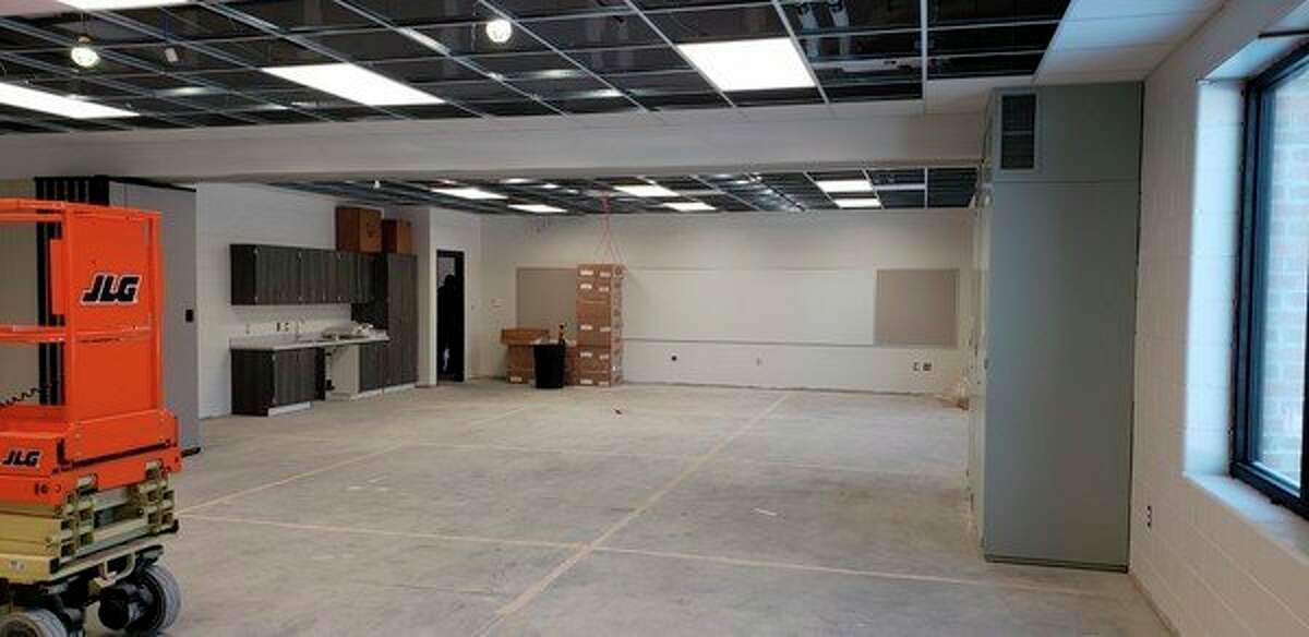 Pictured is the inside of the addition to Brookside Elementary School. This project will be ready for occupancy beginning in January. (Courtesy photo)