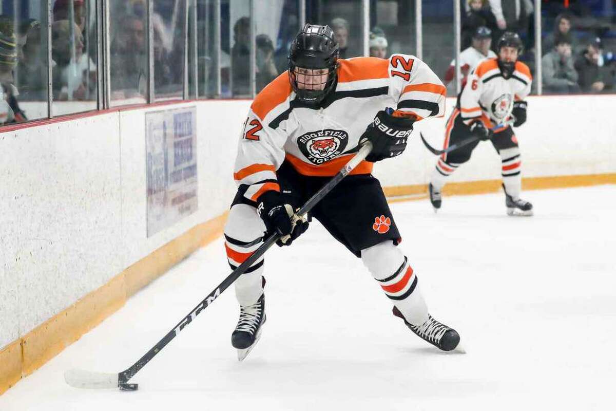 Luke Welsh and the Ridgefield boys hockey team began the season with a 2-1 loss to reigning Division I state champion Fairfield Prep.