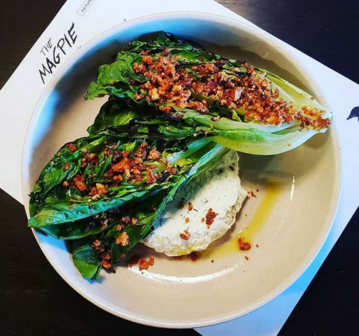 Grilled mini-Romaine salad from The Magpie