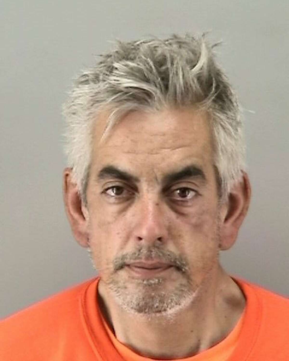 A mug shot of Thomas Wolf after a 2018 drug-related arrest in the Tenderloin.