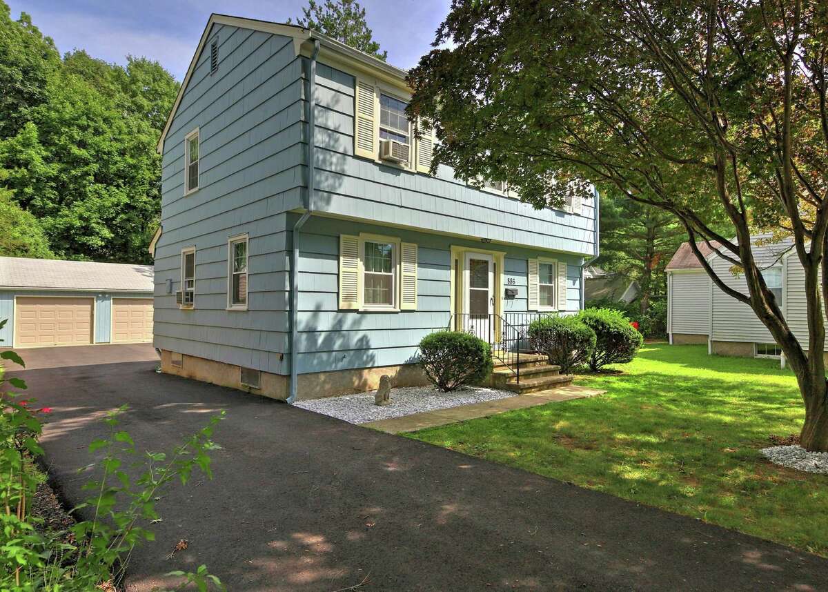 On the Market Garrison Colonial in Fairfield offers convenient