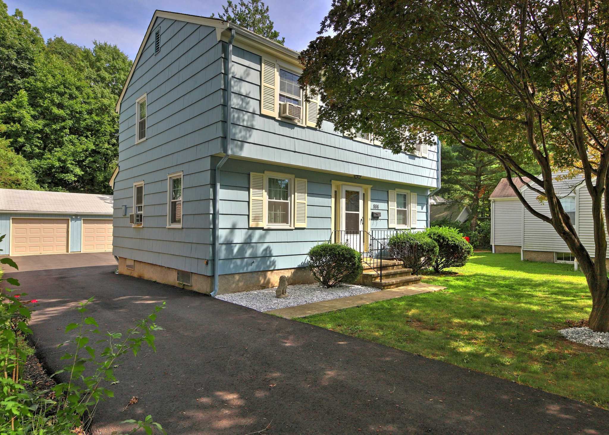 On the Market Garrison Colonial in Fairfield offers convenient