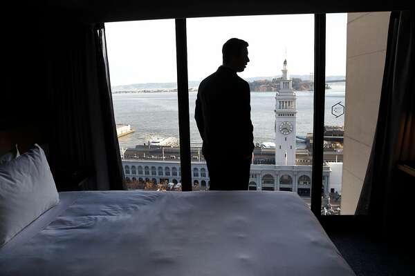 In Cramped San Francisco A Hotel Hallway With A View Is