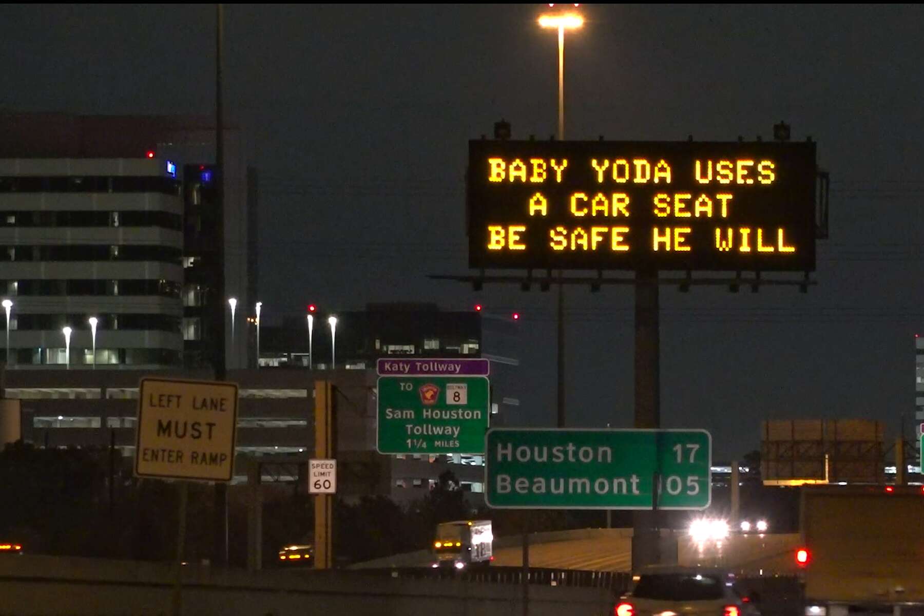 Txdot Uses The Force And Baby Yoda To Get Texas Motorists To Buckle Up Sparks Meme Flurry