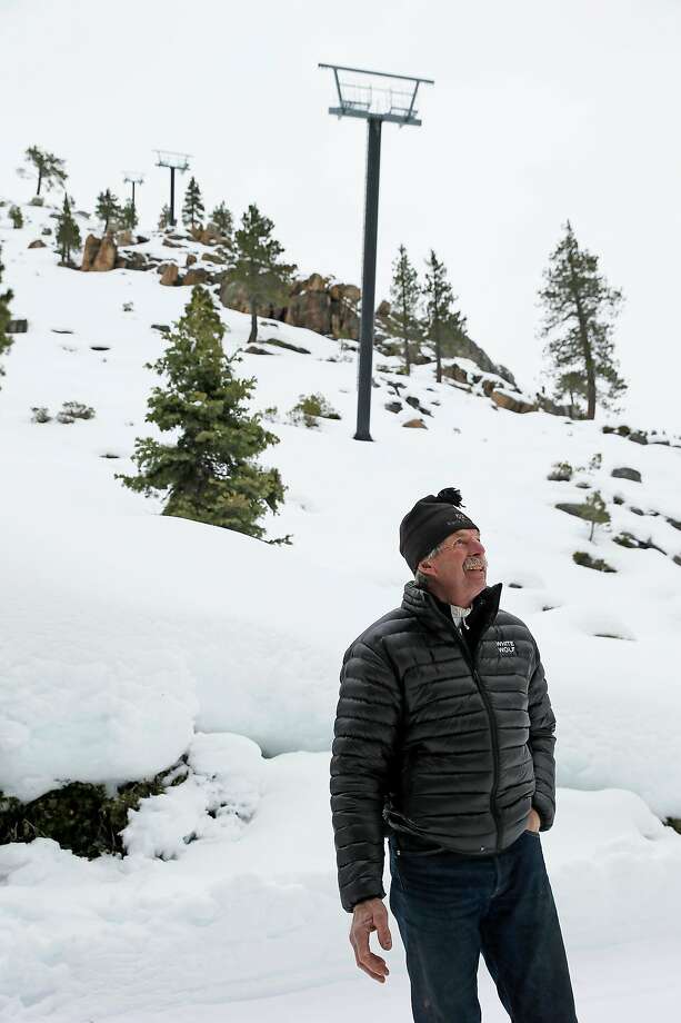 Troy Caldwell at White Wolf Mountain, Wednesday, Dec. 11, 2019, in Alpine Meadows, Calif. Photo: Santiago Mejia / The Chronicle