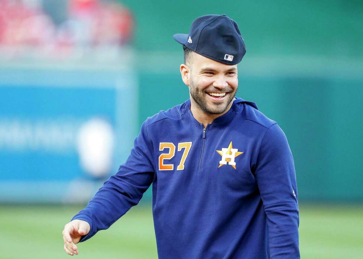 Jose Altuve, during the World Series, recently went an MLBPA group to Colombia.