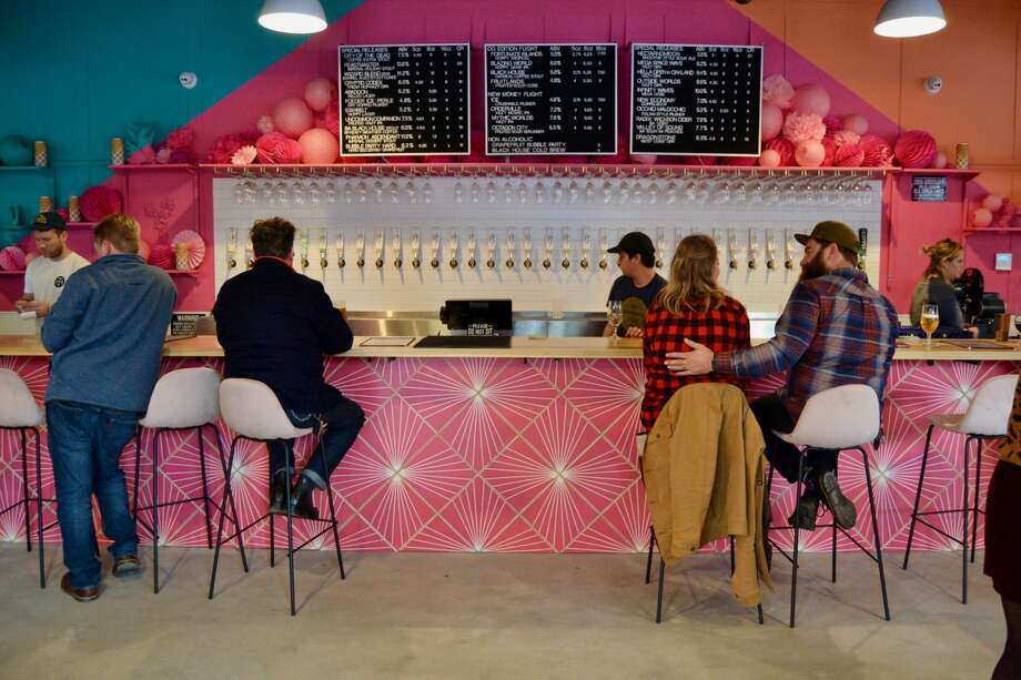 Modern Times opened its new Oakland taproom, House of Perpetual Refreshment, on Saturday, December 21, 2019. Photo: Alyssa Pereira / SFGATE