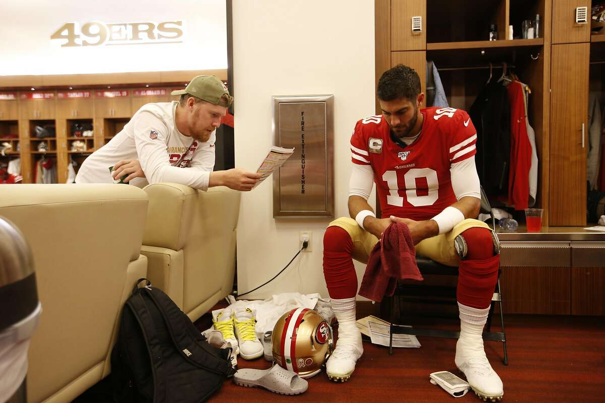 49ers win, grieve with Beathard: 'We got that one for C.J.' –