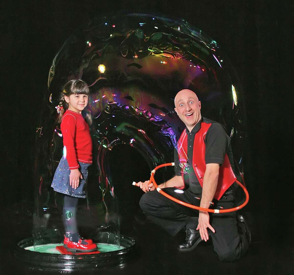 Casey Carle brings “Bubblemania” to Stamford’s Palace Theatre Dec. 29.