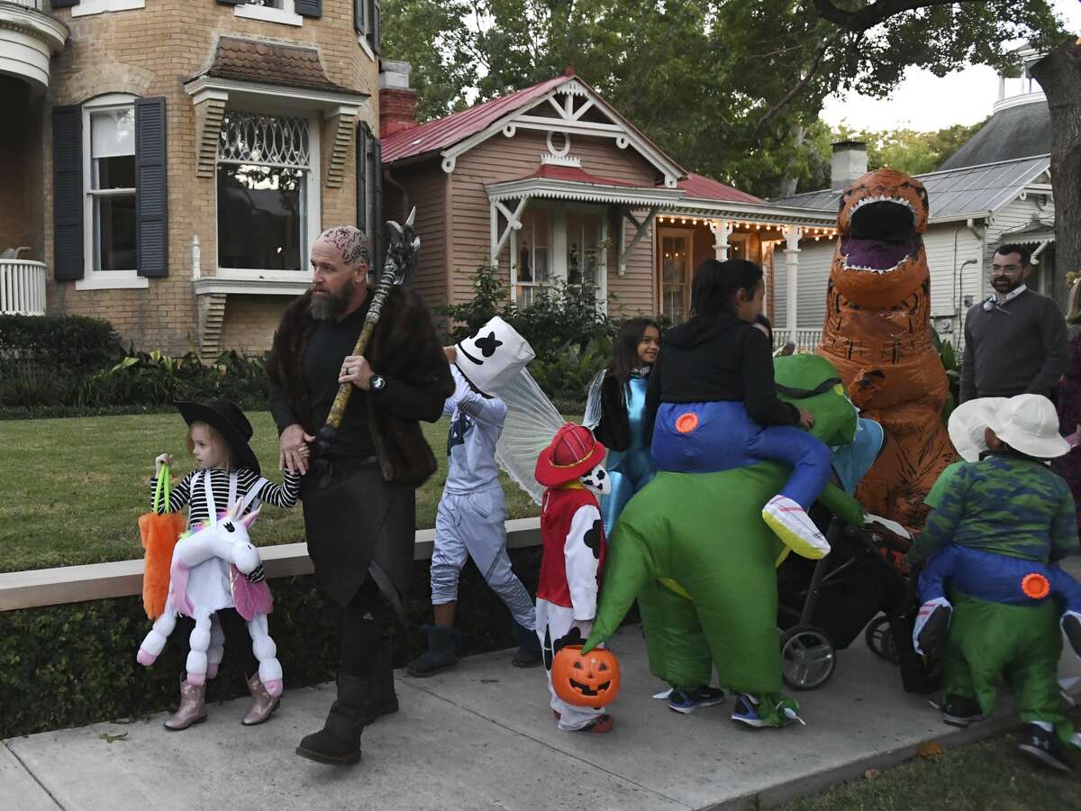 San Antonio says families can trick-or-treat safely this year. 